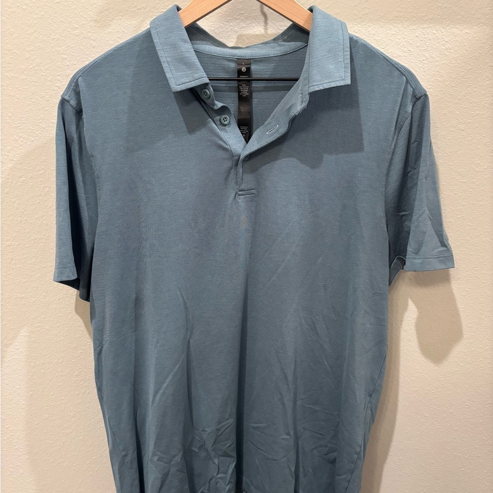 Lululemon Athletica Blue Evolution Polo